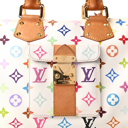 Louis Vuitton Monogram Multicolor Speedy 30 White 9 of 9