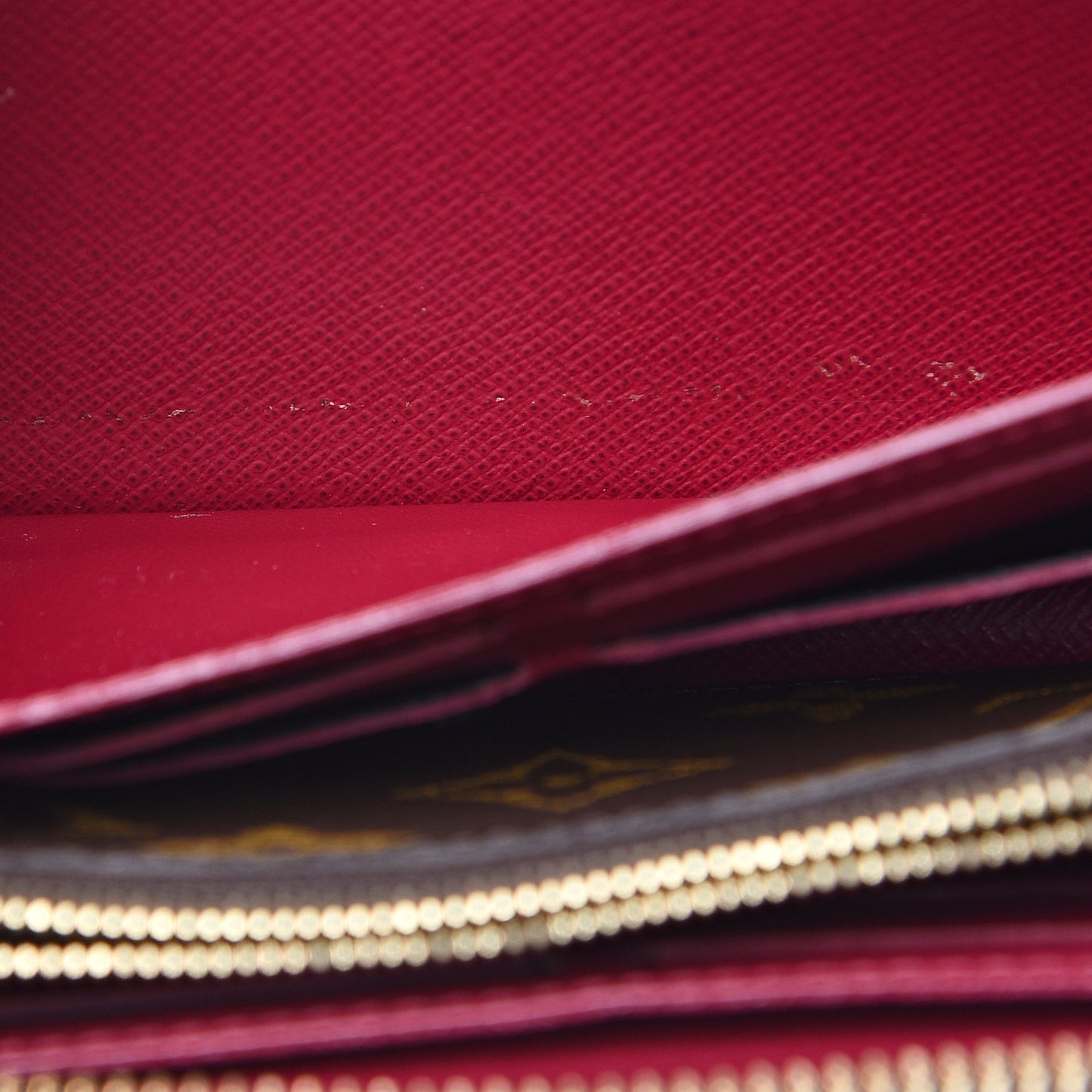 Monogram Clemence Wallet Fuchsia