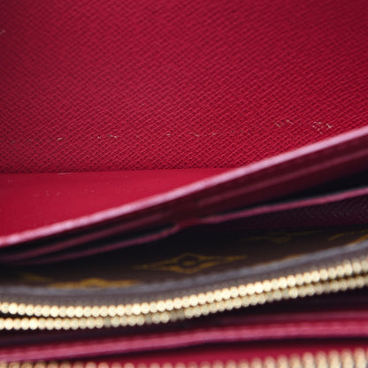Louis Vuitton Monogram Clemence Wallet Fuchsia 12 of 16