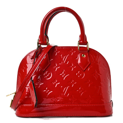Louis Vuitton Vernis Alma BB Cherry 1 of 7