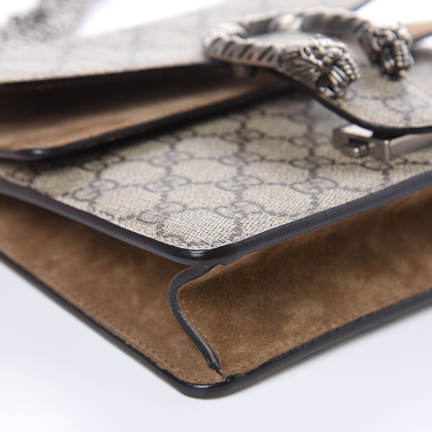 Gucci GG Supreme Monogram Mini Dionysus Shoulder Bag Taupe 8 of 12