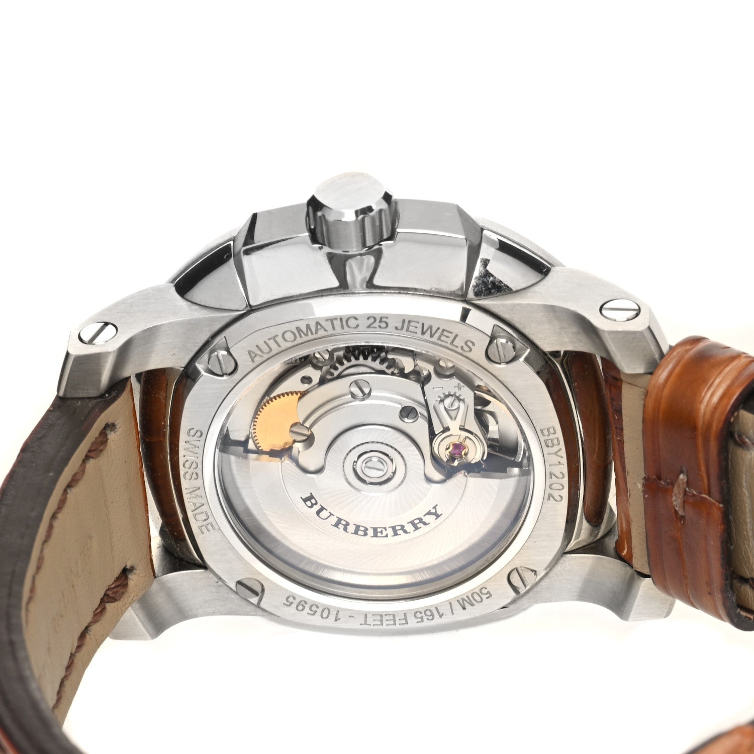 Burberry Stainless Steel Alligator 41mm The Britain Automatic Watch Black BBY1202 4 of 4