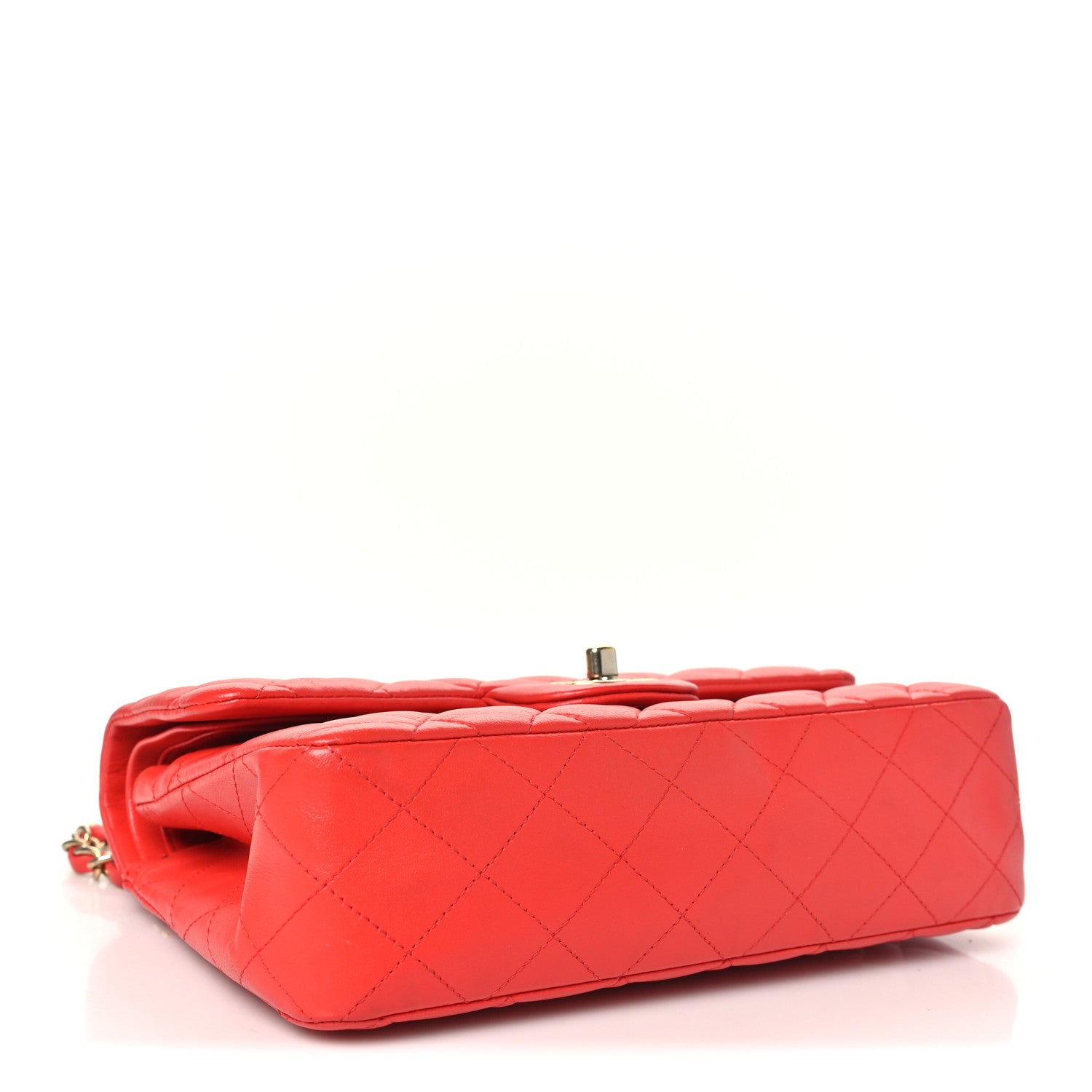Chanel Lambskin Quilted Small Double Flap Red 3 of 11