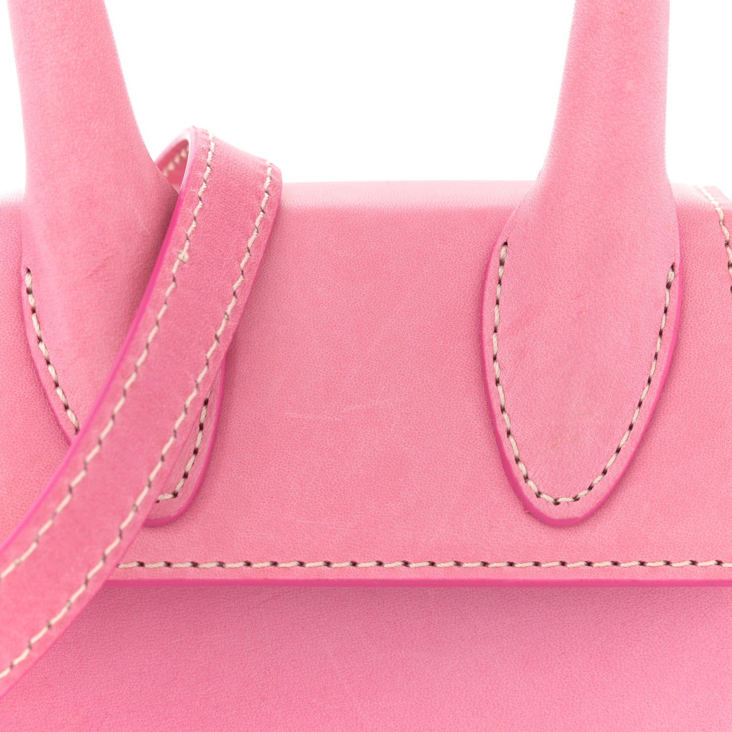 Jacquemus Nubuck Le Chiquito Moyen Pink 7 of 12