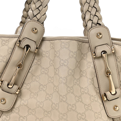 Gucci Guccissima Small Pelham Shoulder Bag Off White 8 of 10