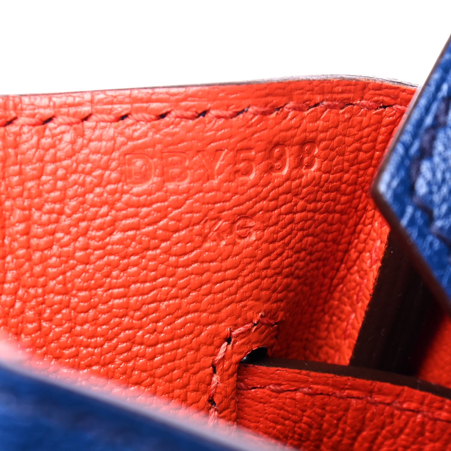 Hermes Chevre Mysore Horseshoe Birkin 30 Rose Jaipur Bleu Saphir 7 of 12