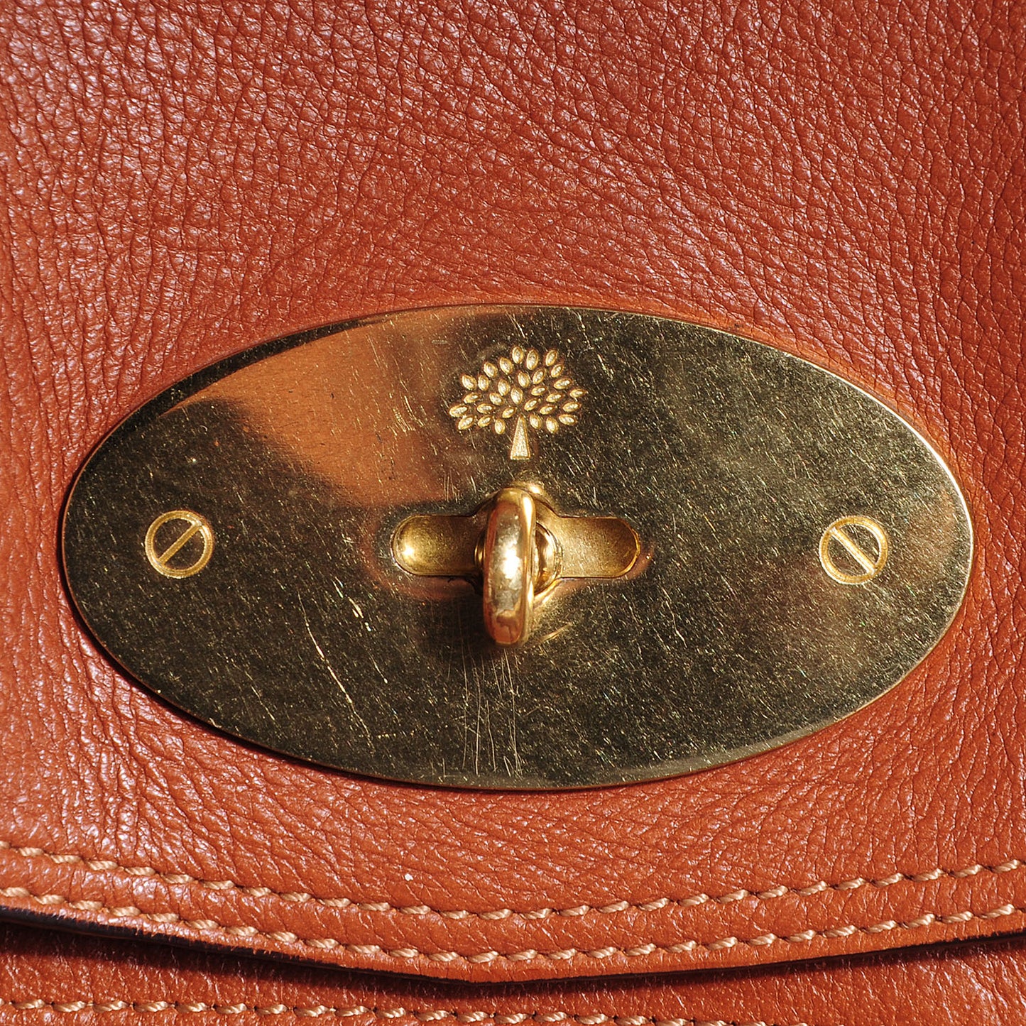 Soft Buffalo Leather Oversized Alexa Oak