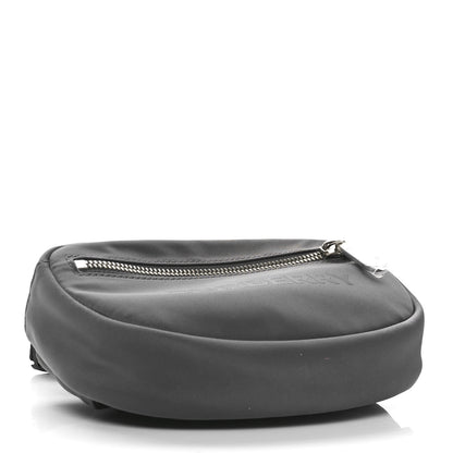 Burberry Econyl Logo Print Small Cannon Bum Bag Charcoal Grey 4 of 9