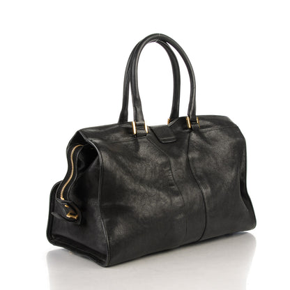 Saint Laurent Sheepskin Medium Cabas ChYc Black 3 of 7