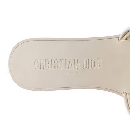 Christian Dior Rubber Macrocannage Dio(r)evolution Slide Sandals 41 Off White 8 of 8