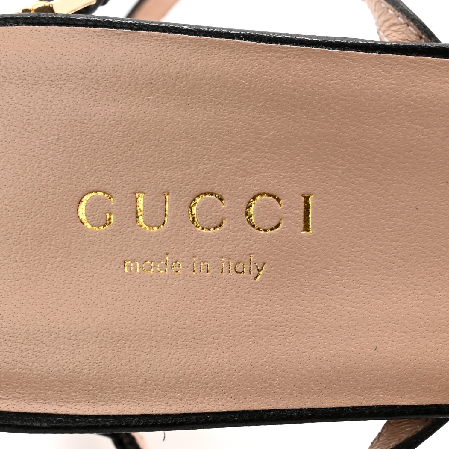 Gucci Malaga Kid Blondie 85mm Slingback Sandals 39 Black 6 of 10