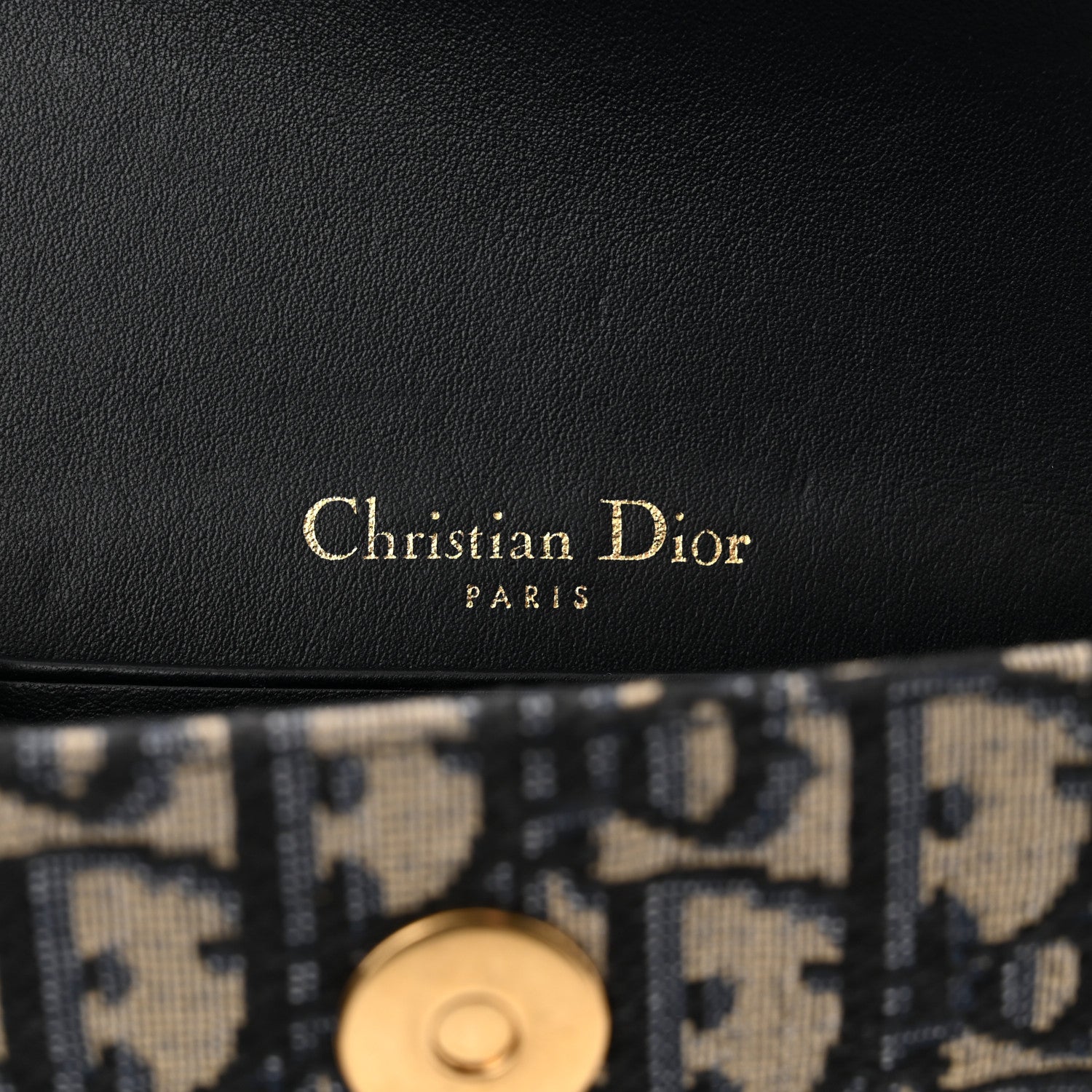 Christian Dior Oblique Saddle Belt Bag Blue 6 of 12