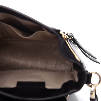 Chloe Suede Calfskin Mini Faye Backpack Black 5 of 10