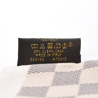 Louis Vuitton Silk Damier Azur Tahitienne Bandeau Rose Ballerine 4 of 5