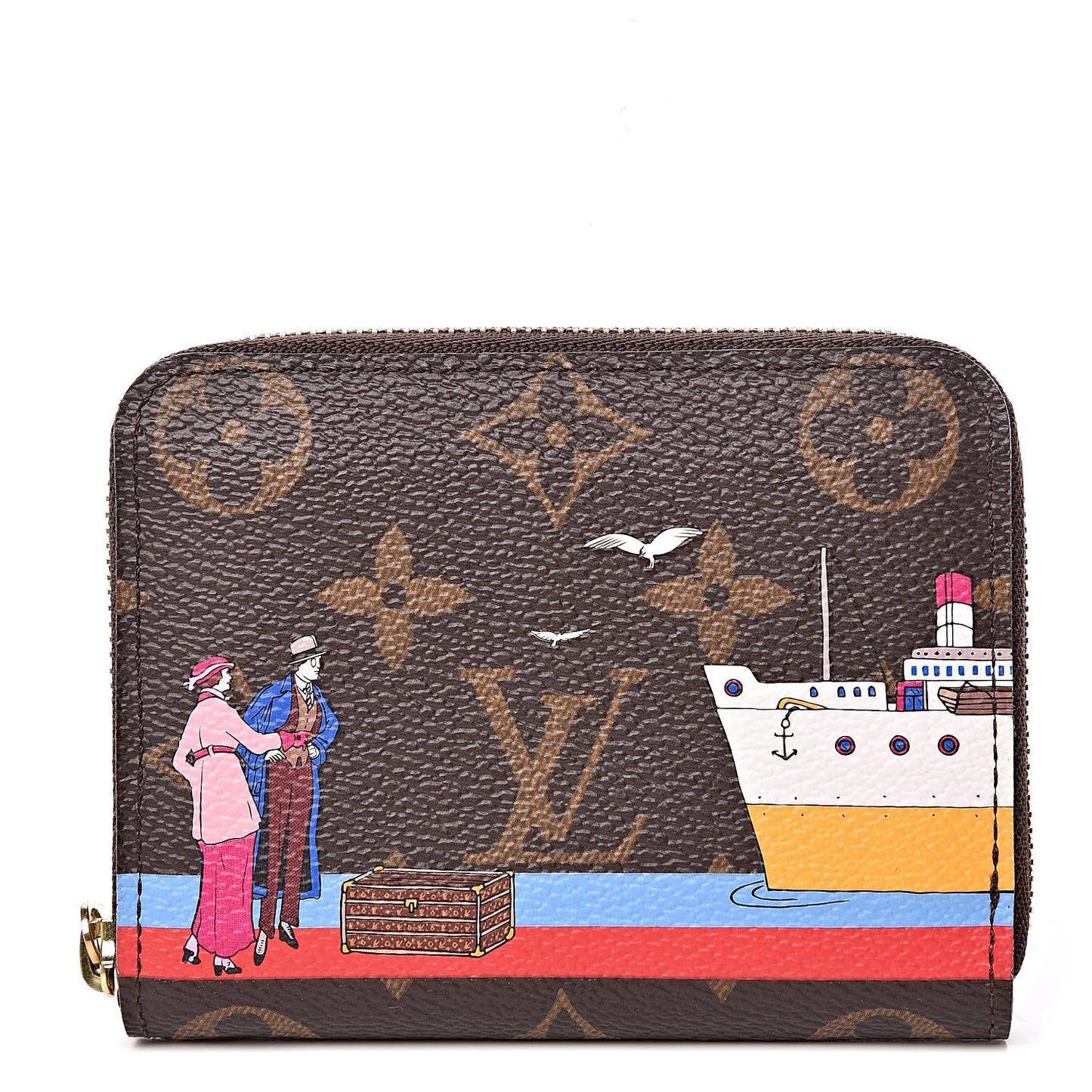 Monogram 2016 Christmas Animation Zippy Coin Purse