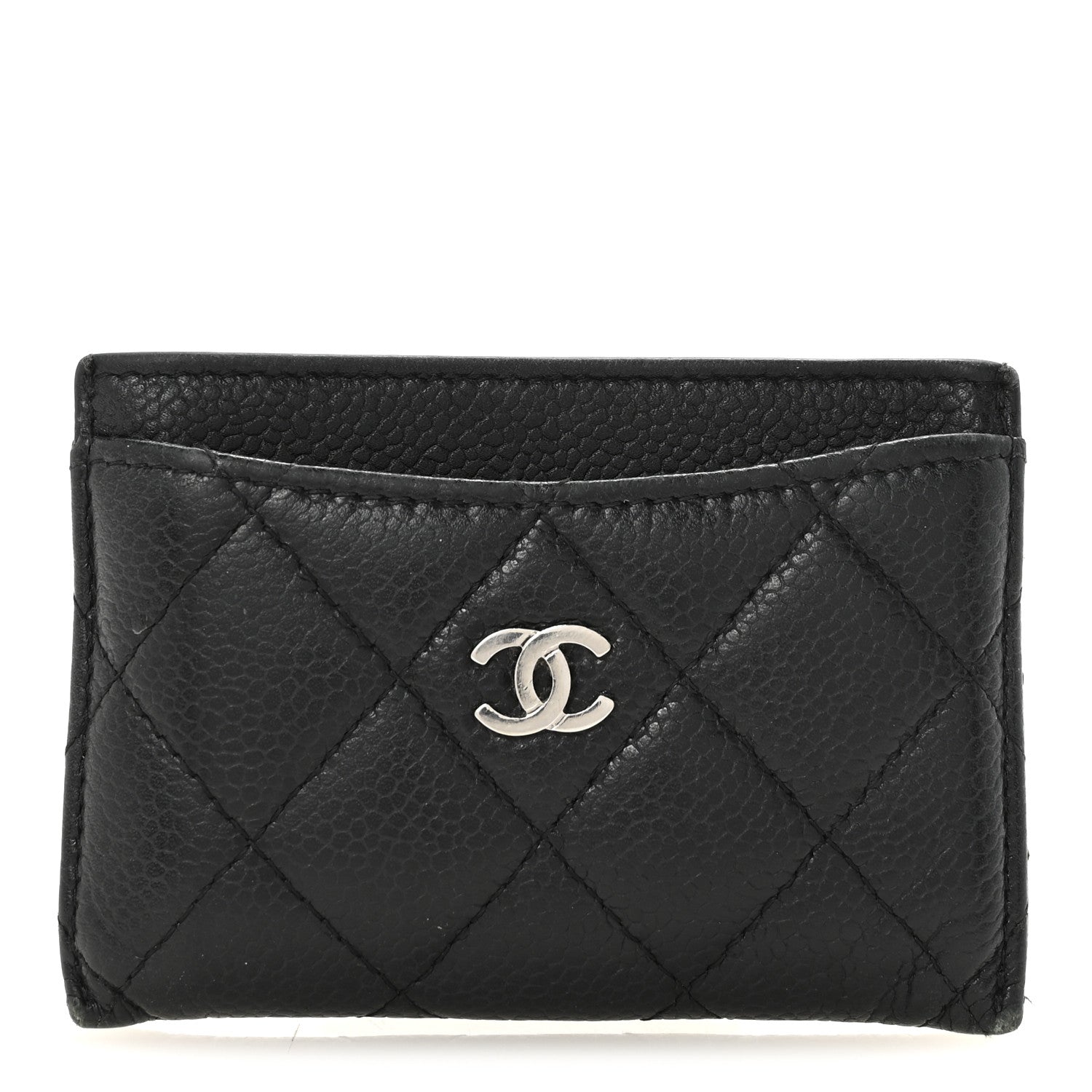Chanel Caviar Quilted Card Holder Black 1 of 8