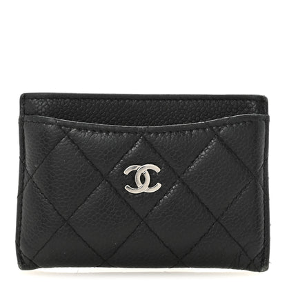 Chanel Caviar Quilted Card Holder Black 1 of 8