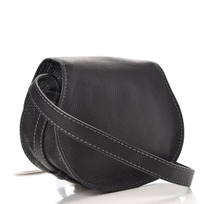 Chloe Calfskin Mini Marcie Round Crossbody Bag Black 3 of 7