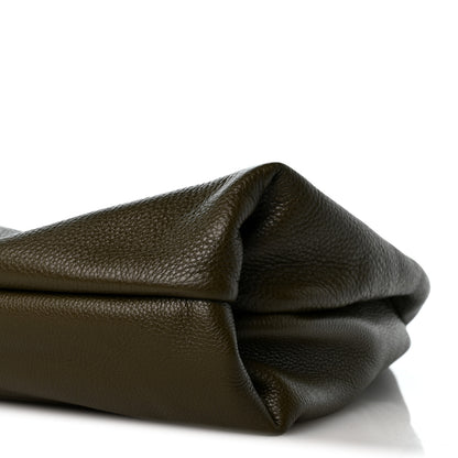 Gucci Grained Calfskin Softbit Maxi Shoulder Bag Forest Green 10 of 11