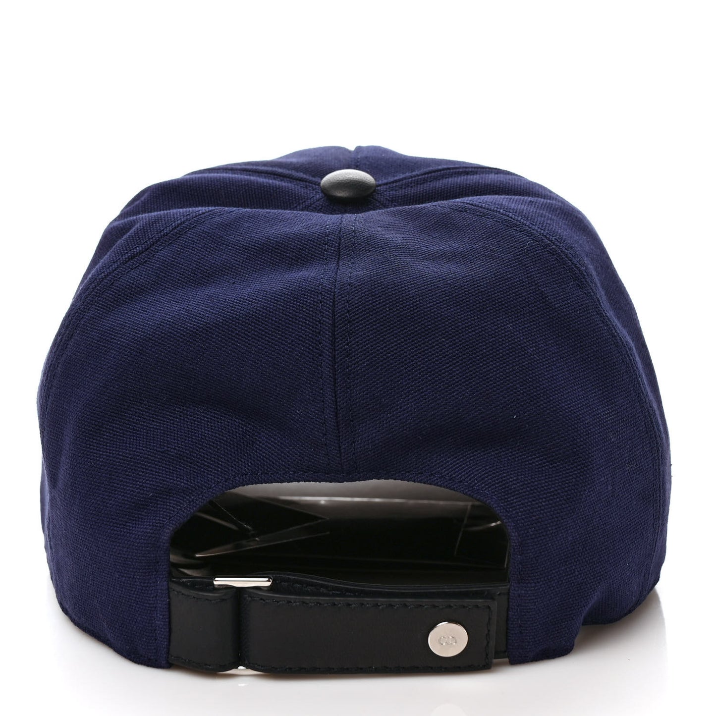 Cotton Woven Atelier Baseball Hat L Blue