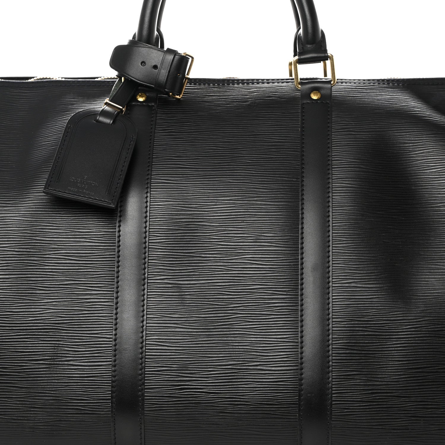 Louis Vuitton Epi Keepall Black 7 of 16