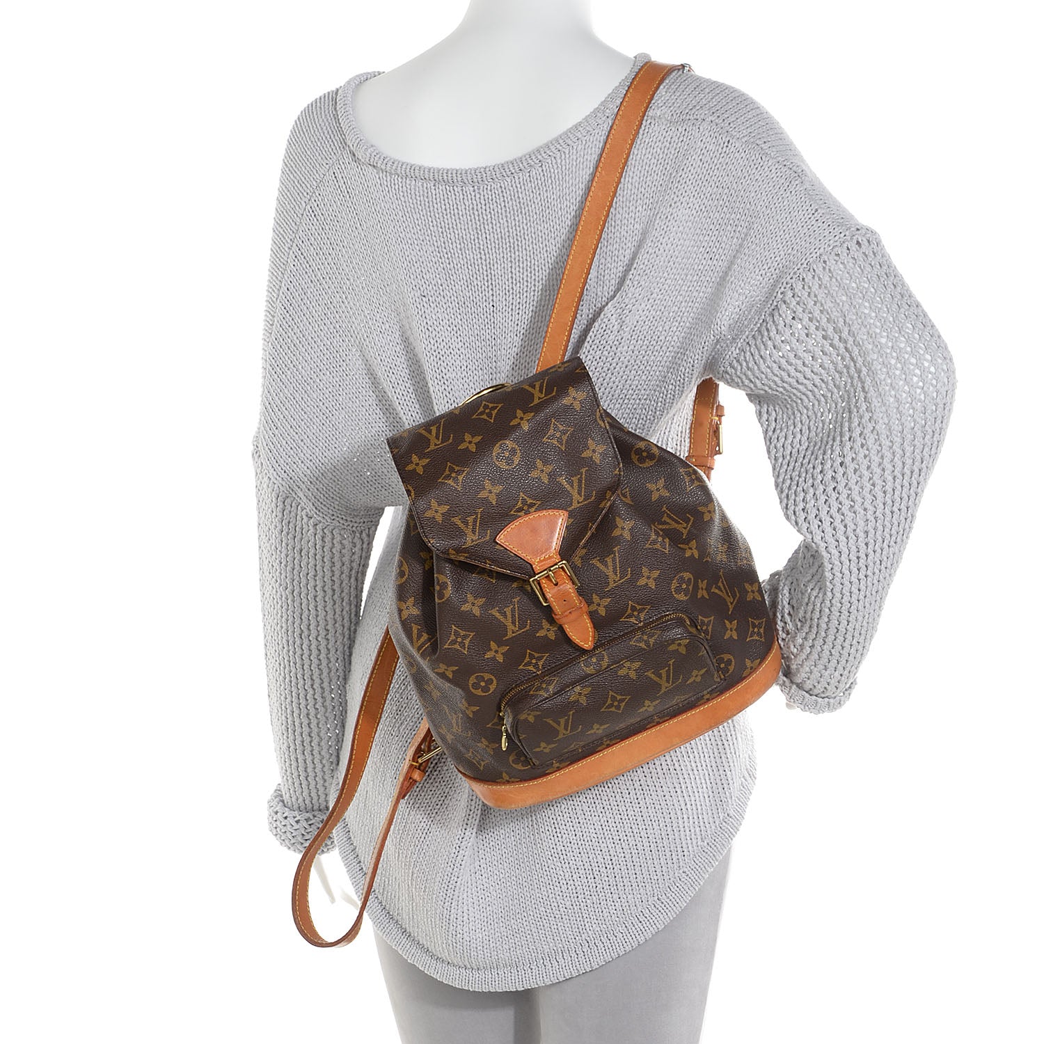 Louis Vuitton Monogram Montsouris MM Backpack 2 of 10