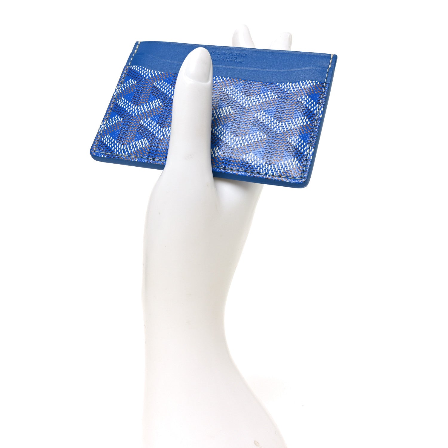 Goyard Goyardine Saint Sulpice Card Holder Sky Blue 2 of 7
