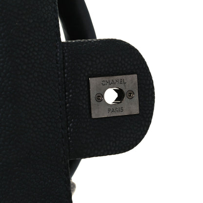 Chanel Iridescent Grained Calfskin Quilted Globe Trotter Vanity Case Black 9 of 12