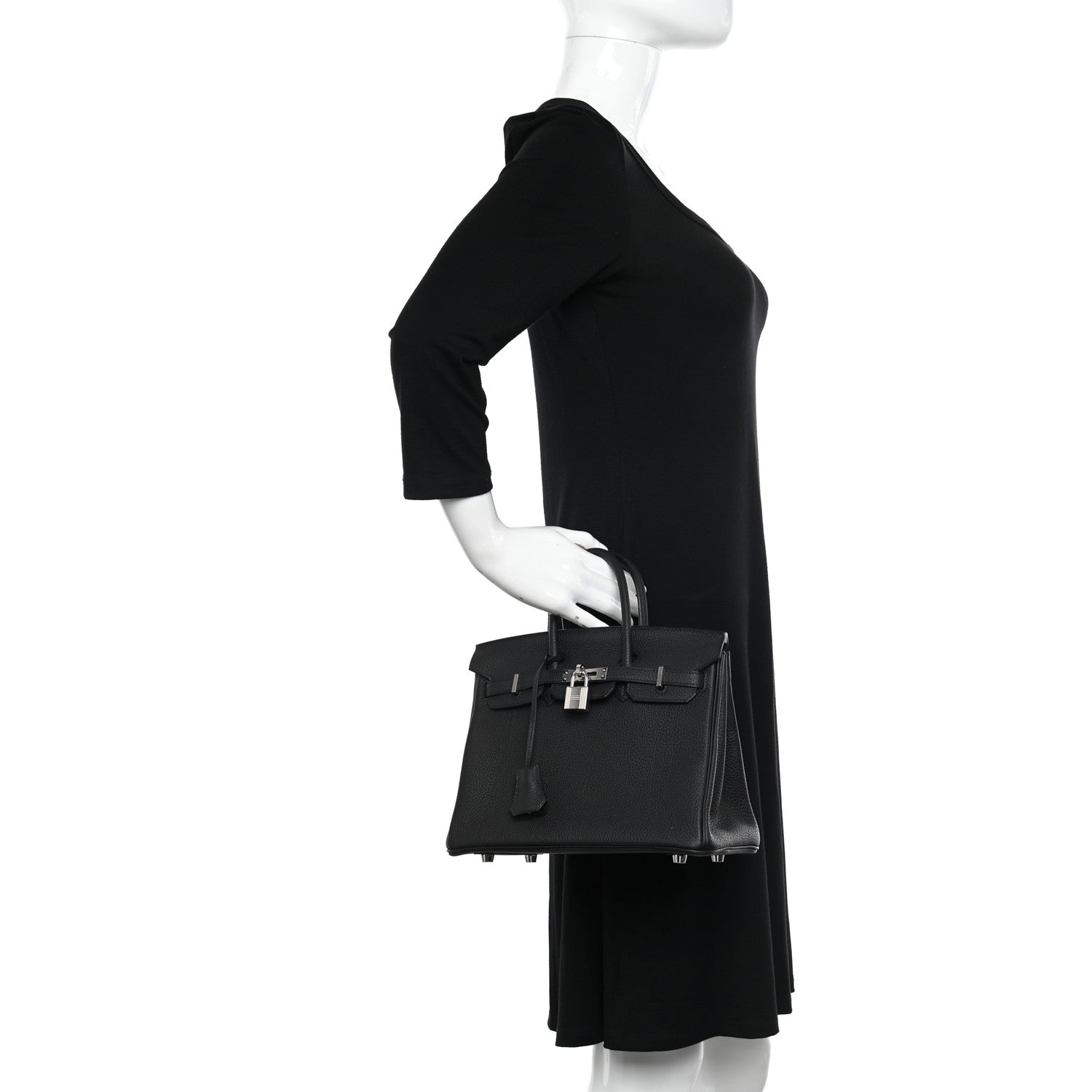 Hermes Togo Birkin 25 Black 2 of 11