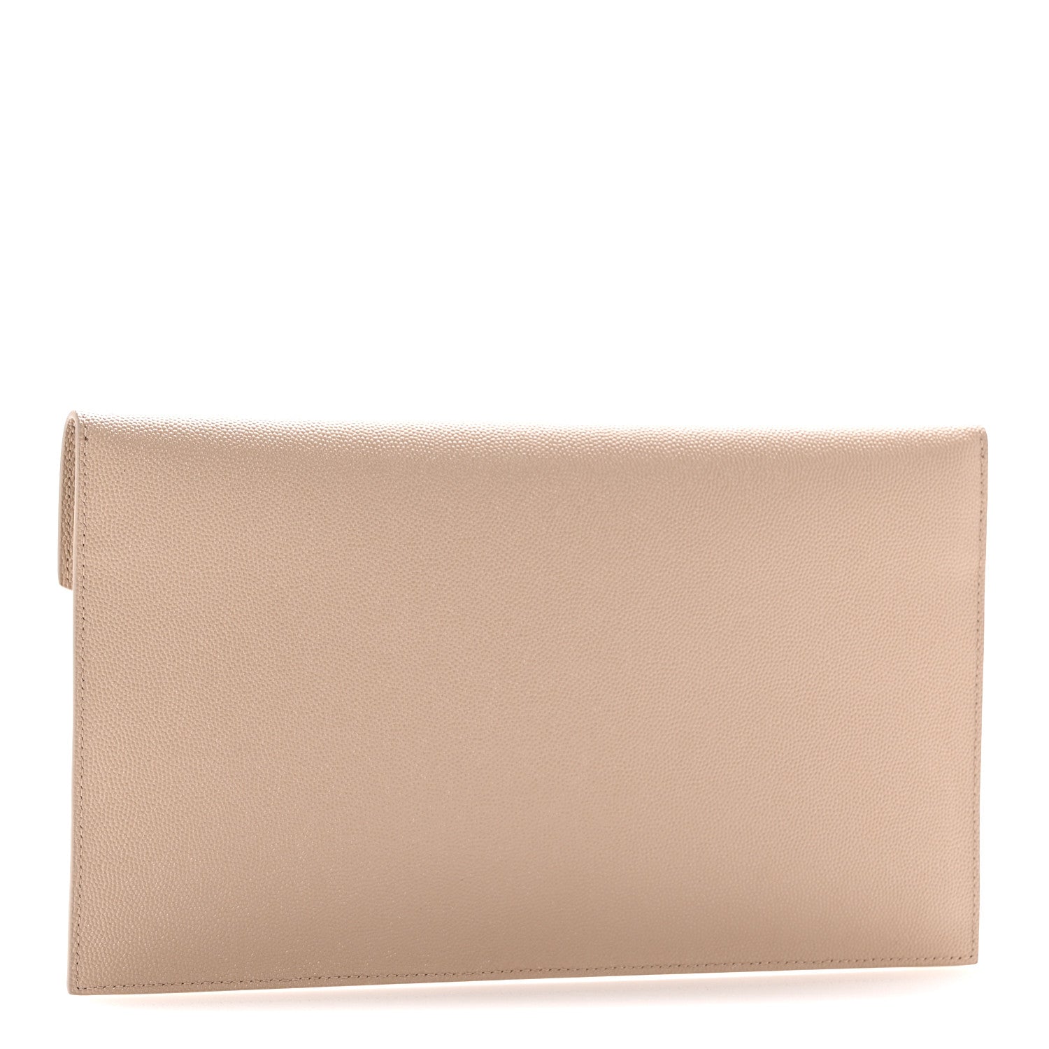 Saint Laurent Grain De Poudre Uptown Pouch Dark Beige 3 of 10