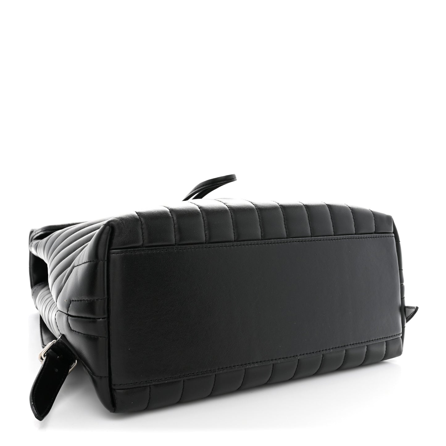 Calfskin Y Quilted Monogram Medium Loulou Backpack Black