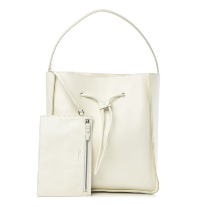 3.1 Phillip Lim 3.1 Calfskin Large Soleil Bucket Bag Off White 1 of 15
