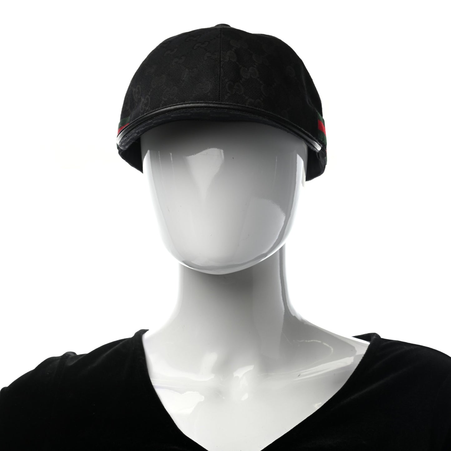 Monogram Web Baseball Hat XL Black
