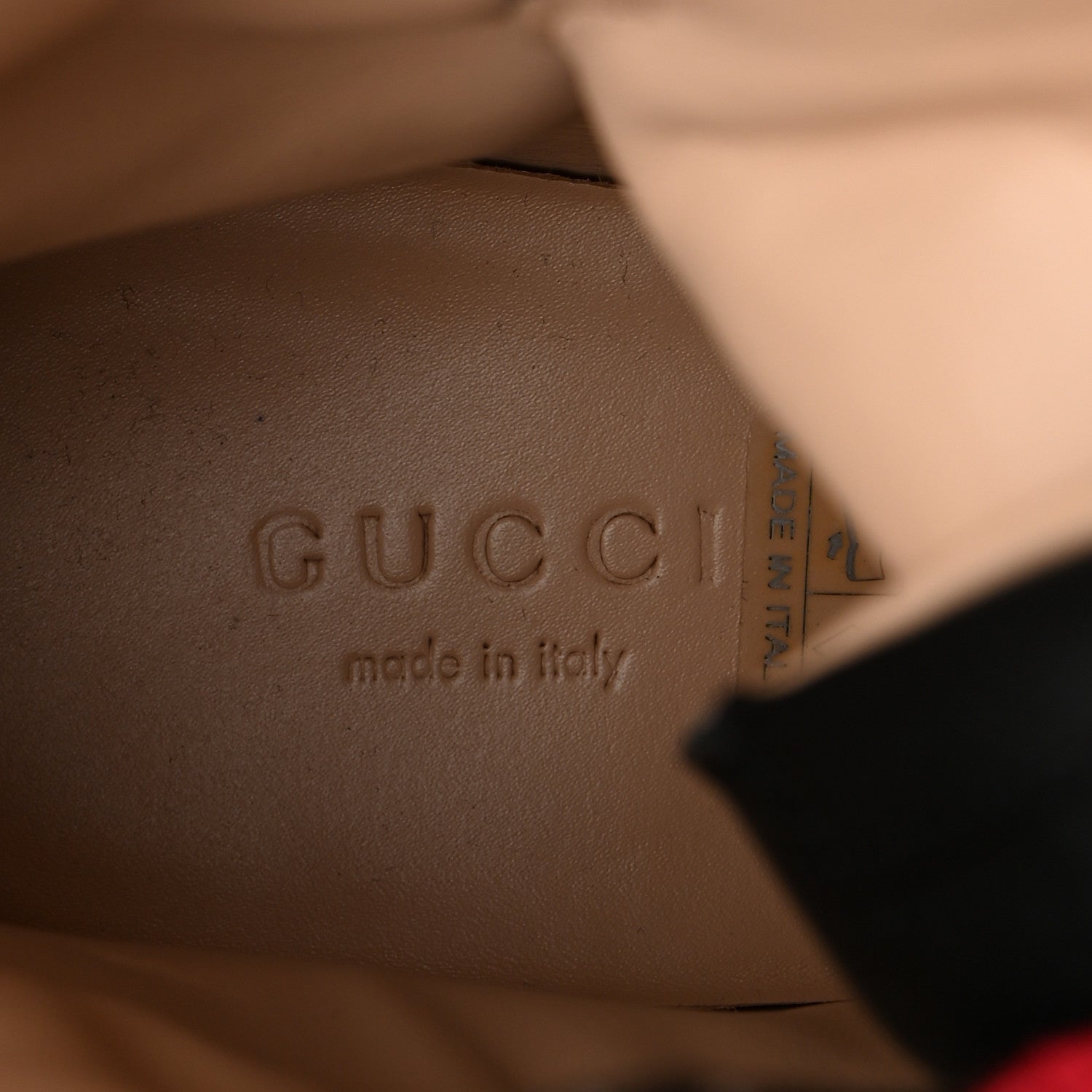 Gucci Calfskin Embroidered Lace Up Combat Ankle Boots 35 Black 6 of 9