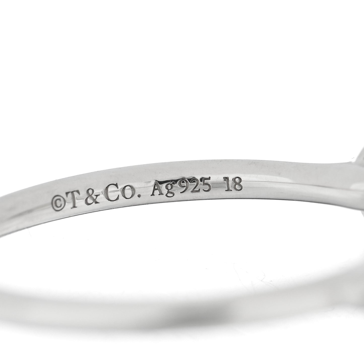 Sterling Silver Return to Tiffany Full Heart Ring 53 6.25