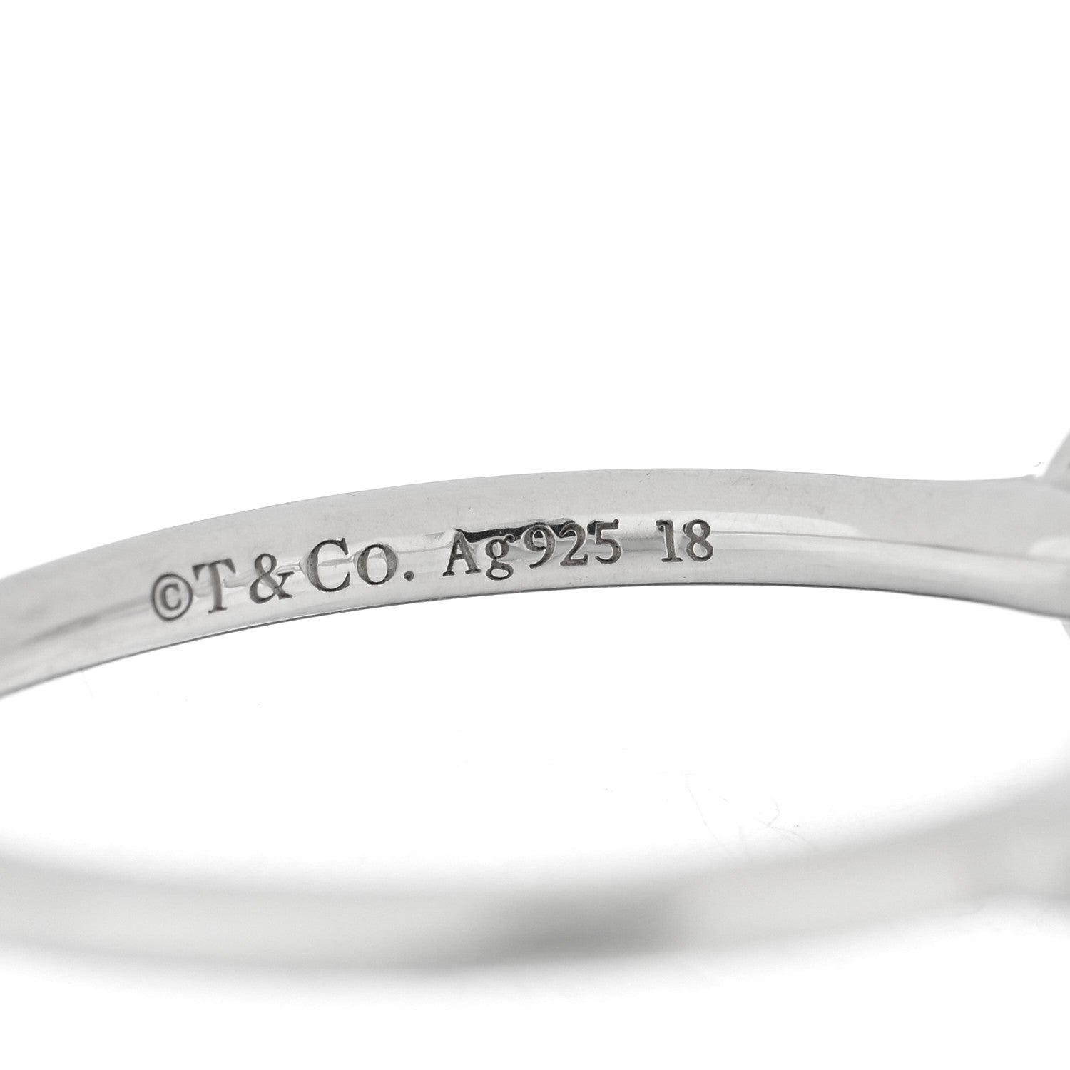 Tiffany Sterling Silver Return to Tiffany Full Heart Ring 53 6.25 4 of 4