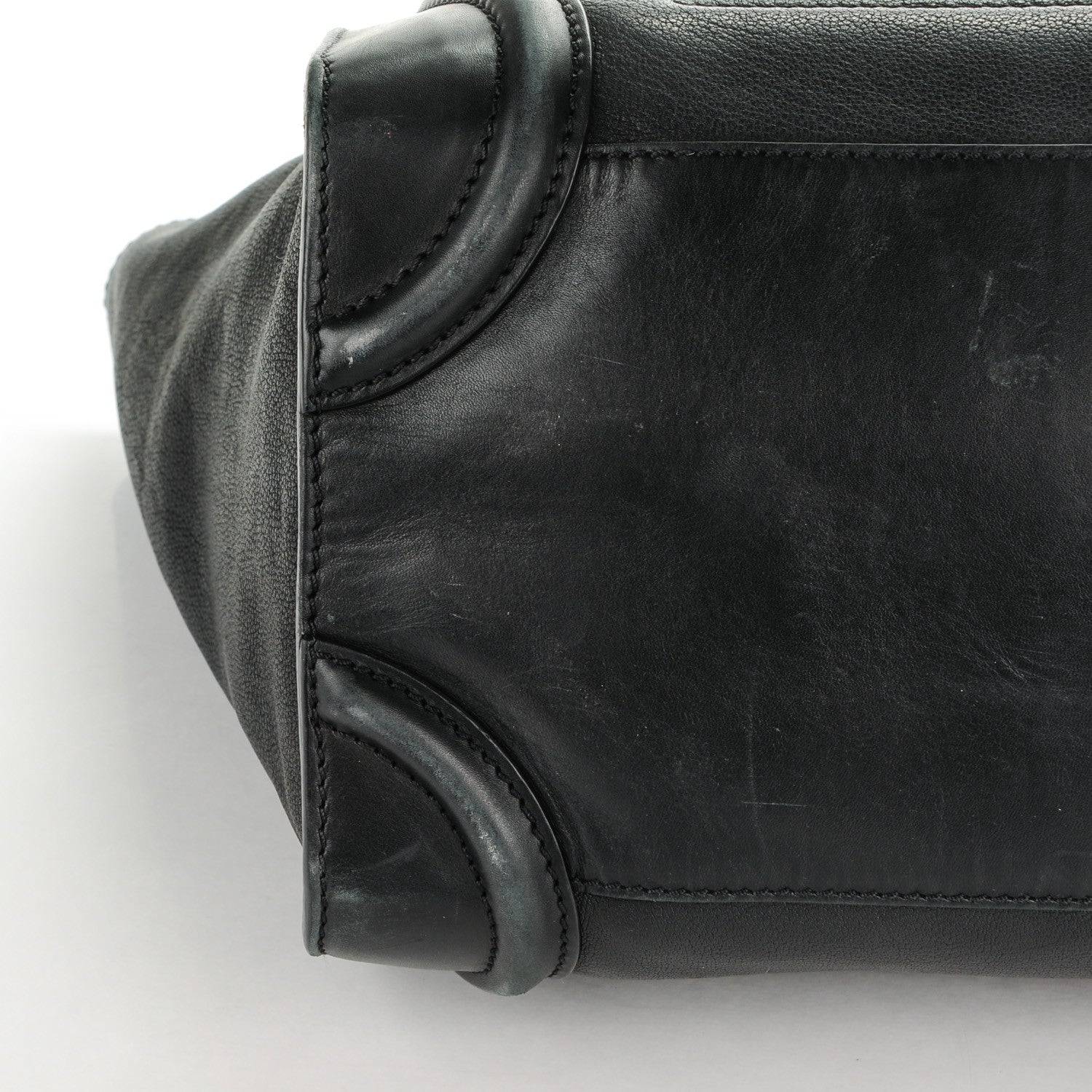 Celine Calfskin Mini Luggage Black 10 of 14
