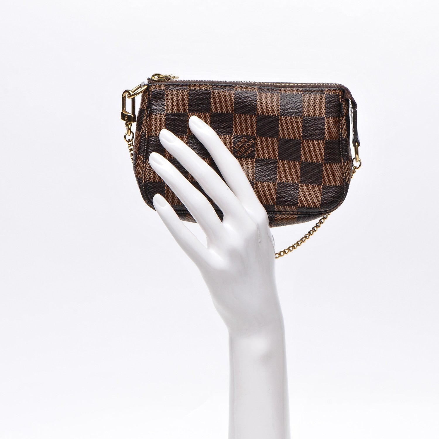 Louis Vuitton Damier Ebene Mini Pochette Accessories 2 of 7