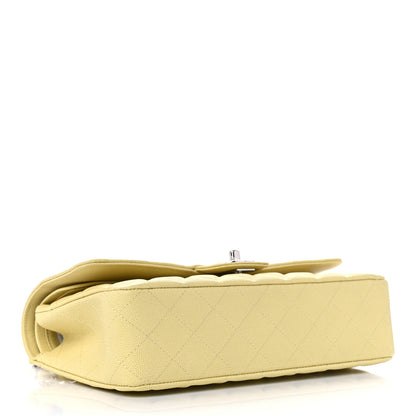 Chanel Caviar Quilted Medium Double Flap Light Yellow 4 of 10