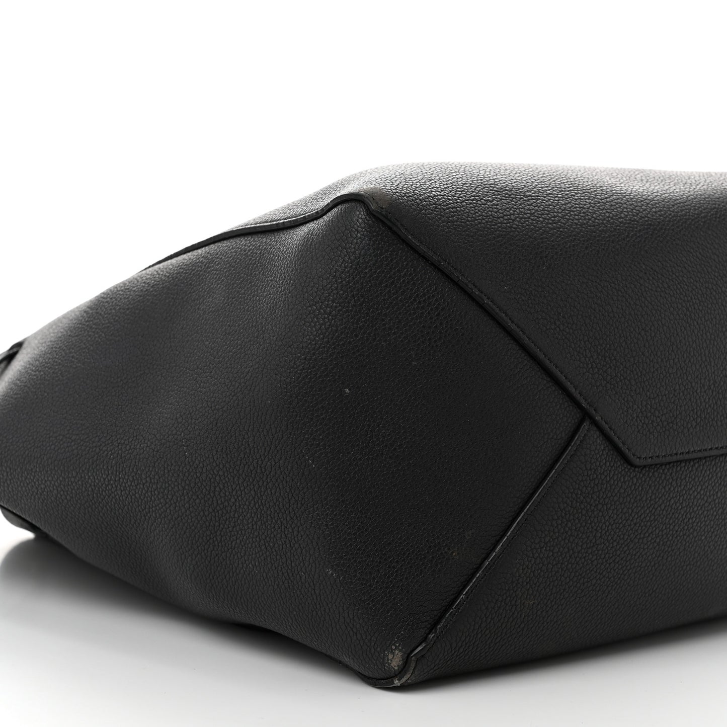 Soft Grained Calfskin Medium Belt Cabas Phantom Medium Grey