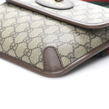 Gucci GG Supreme Monogram Neo Vintage Web Belt Bag Brown 9 of 10