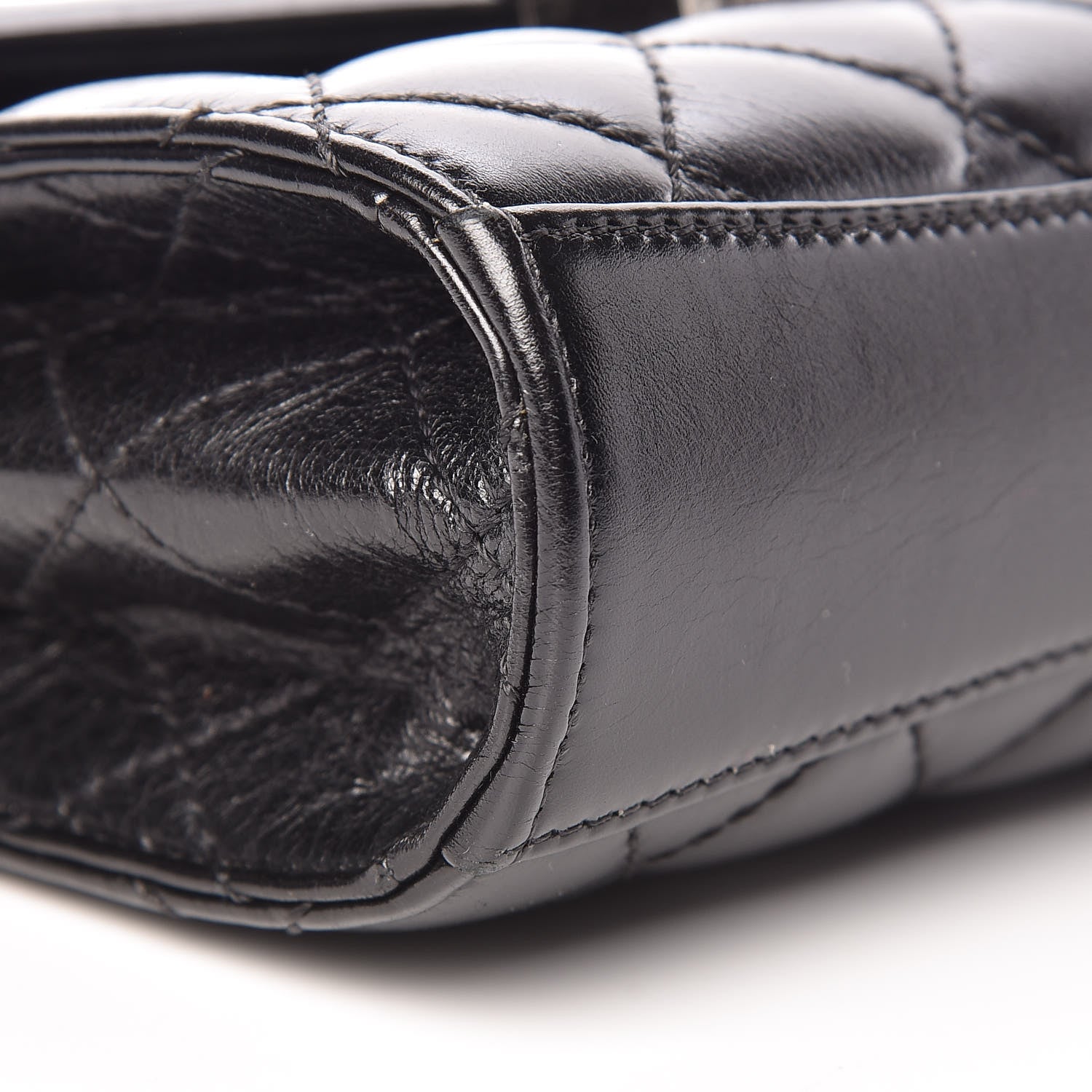 Chanel Aged Calfskin Quilted Mad About Quilting Mini Flap Black 9 of 10
