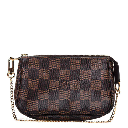 Louis Vuitton Damier Ebene Mini Pochette Accessories 1 of 11