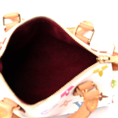 Louis Vuitton Monogram Multicolor Mini Sac HL Speedy White 5 of 12