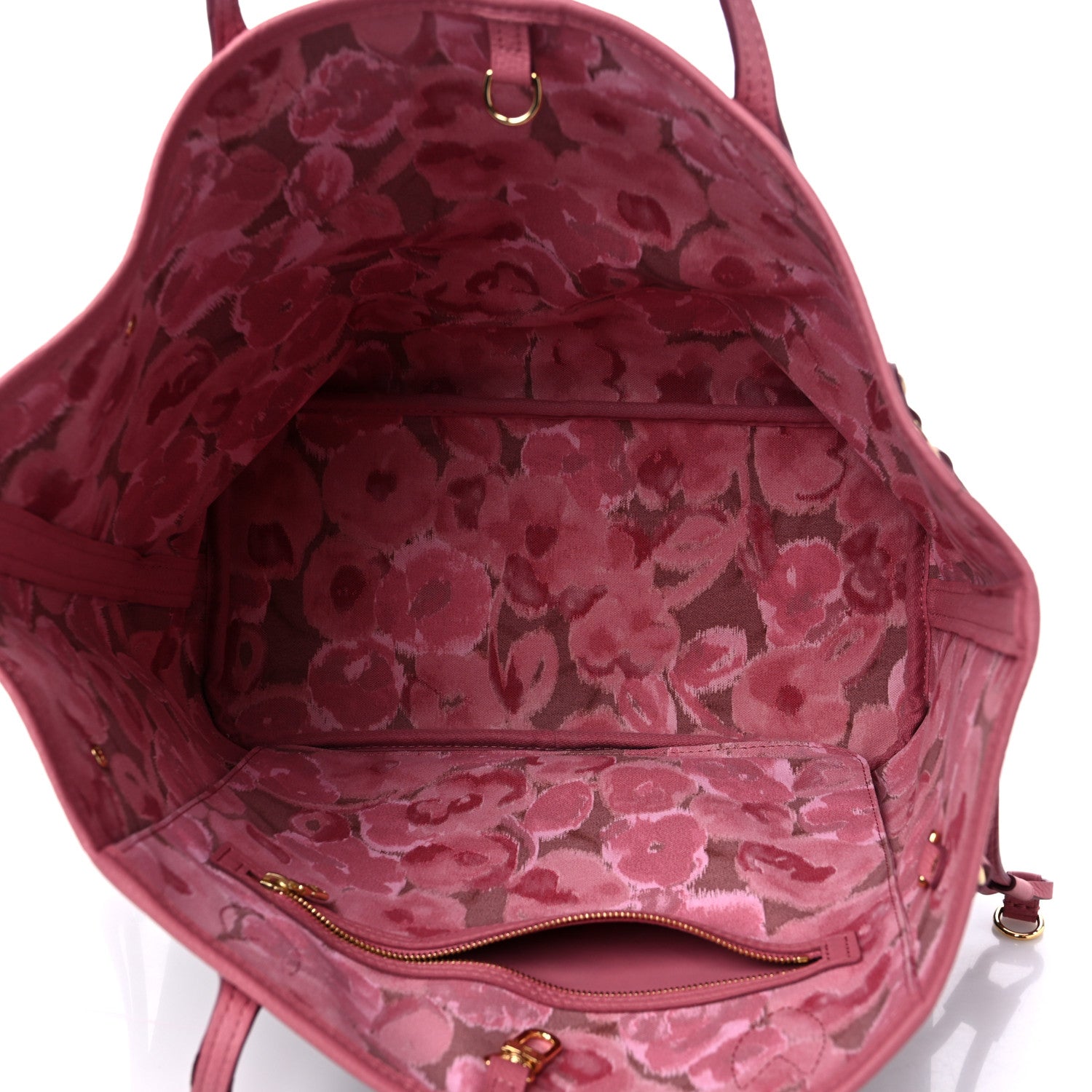 Louis Vuitton Monogram Articles de Voyage Ikat Neverfull GM Rose Velours 5 of 15