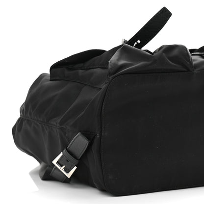 Prada Tessuto Nylon Saffiano Medium Backpack Black 8 of 10