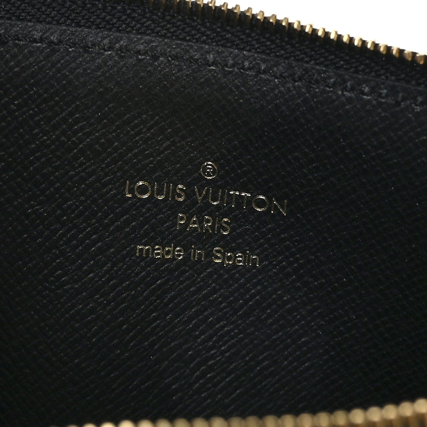 Monogram Slim Purse Black