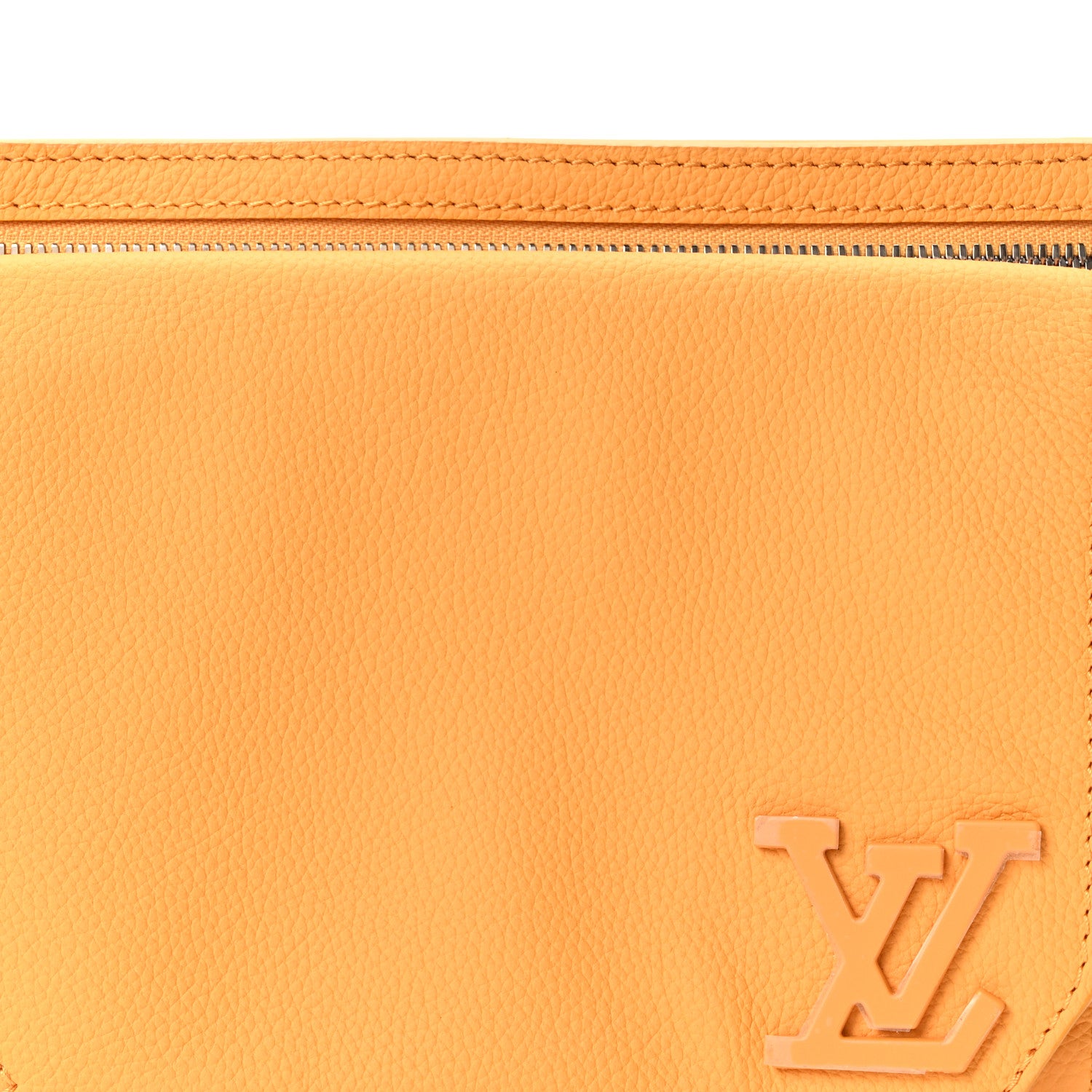 Louis Vuitton Grained Calfskin Aerogram Takeoff Sling Safran Yellow 7 of 9