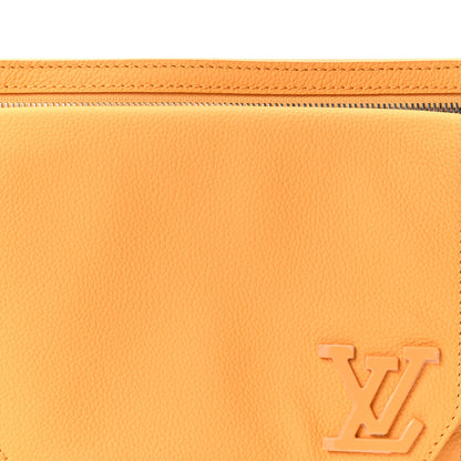 Louis Vuitton Grained Calfskin Aerogram Takeoff Sling Safran Yellow 7 of 9