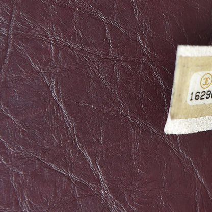 Chanel Aged Calfskin Reissue 2.55 Tote Burgundy 7 of 10